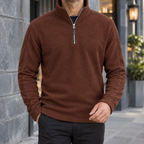 Men's Fleece Quarter Zip Pullover – Winter Layering Top