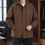 Men's Stand Collar Zip Jacket – Smart Casual Layer