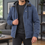 Men's Hooded Jacket – Fleece Lined Winter Jacket