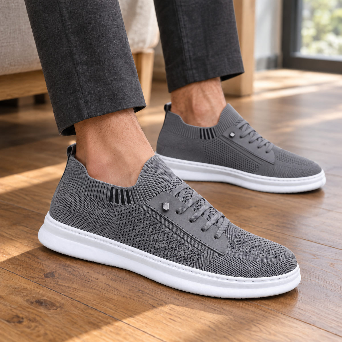 Men's Knitted Trainers – Sock-Style Everyday Trainers
