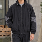 Men's Colorblock Zip Jacket – Relaxed Casual Jacket