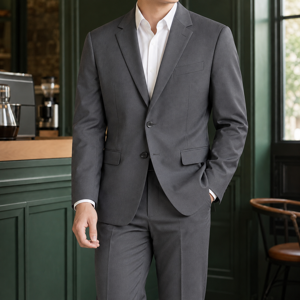 Men's Two Piece Tailored Suit – Smart Workwear