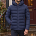 Men's Padded Hooded Jacket – Winter Layer