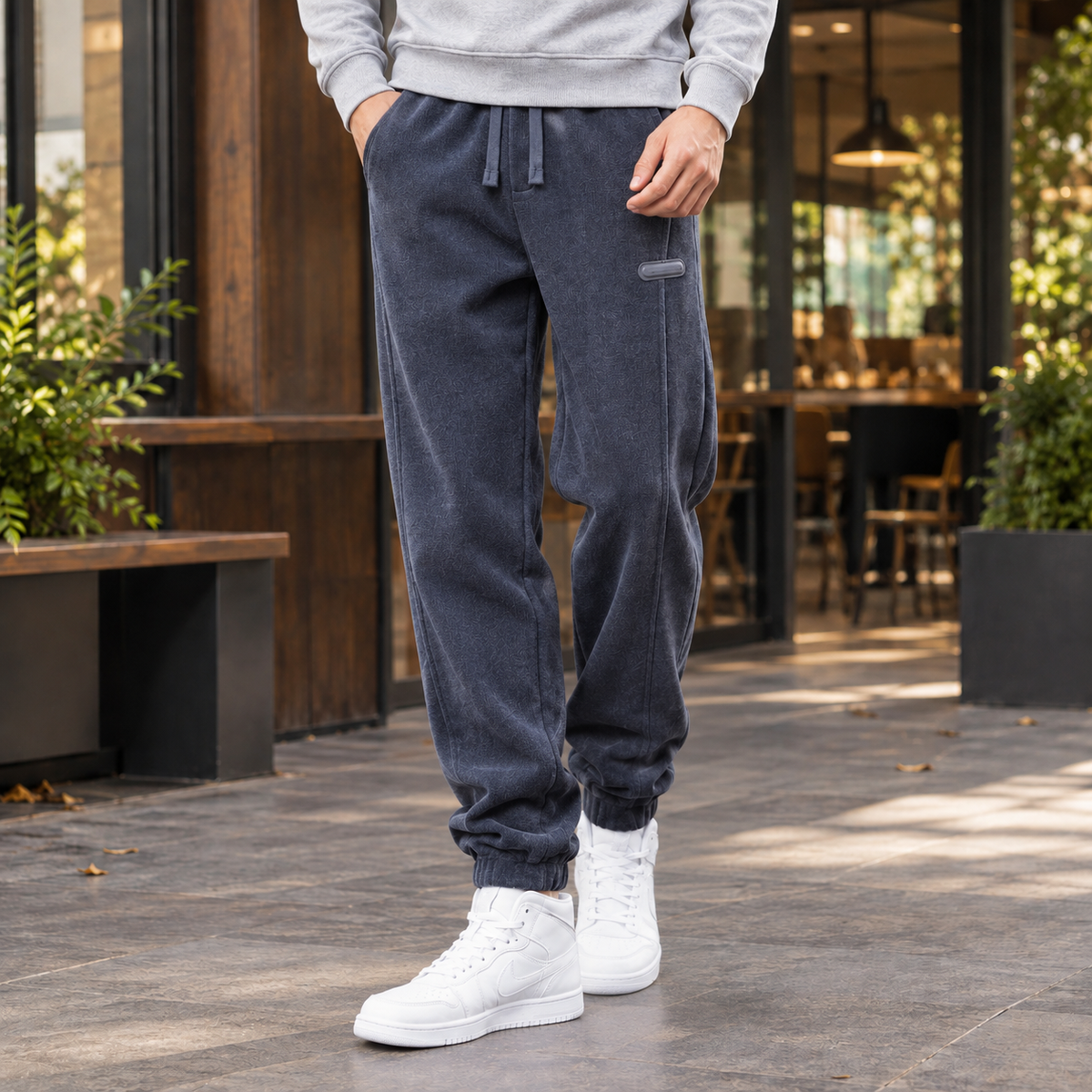 Men's Relaxed Fit Joggers with Drawstring Waist – Casual Jogger Bottoms