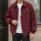 Men's Utility Jacket – Soft Woven Winter Jacket