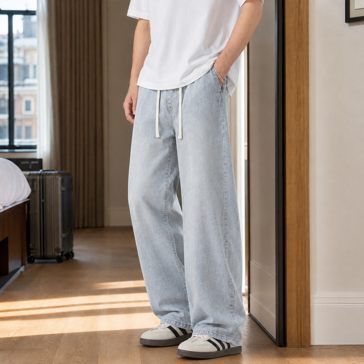 Men's Wide Leg Jeans – Relaxed Fit Denim