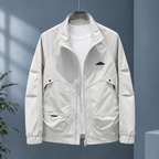 Men's Lightweight Stand Collar Jacket – Relaxed Everyday Jacket