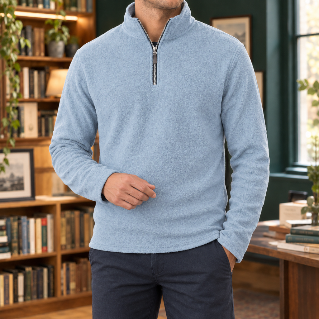 Men's Quarter Zip Jumper – Half Zip Knit
