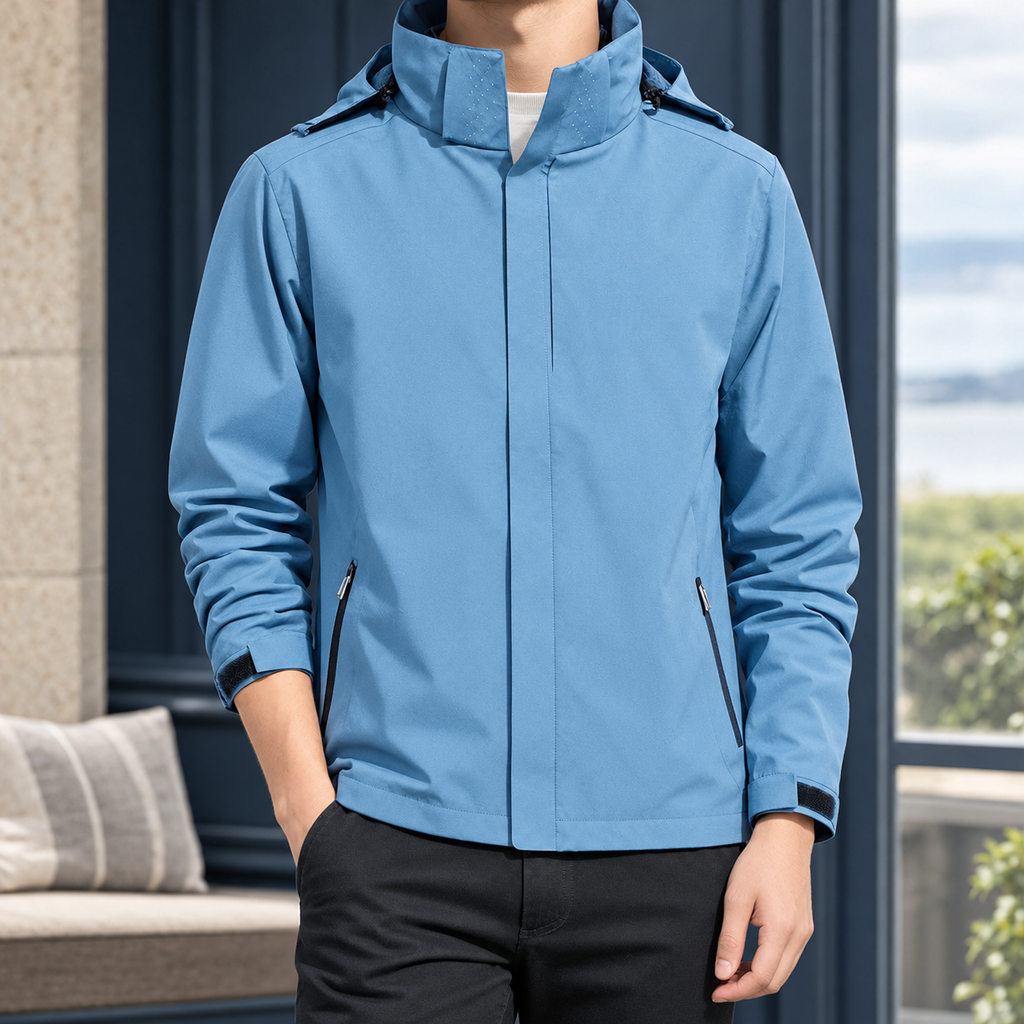 Men's Hooded Jacket – Lightweight Winter Jacket