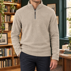 Men's Quarter Zip Jumper – Half Zip Knit