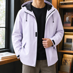 Men's Hooded Windbreaker Jacket – Winter Jacket