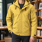 Men's Waterproof Jacket – Hooded Winter Coat