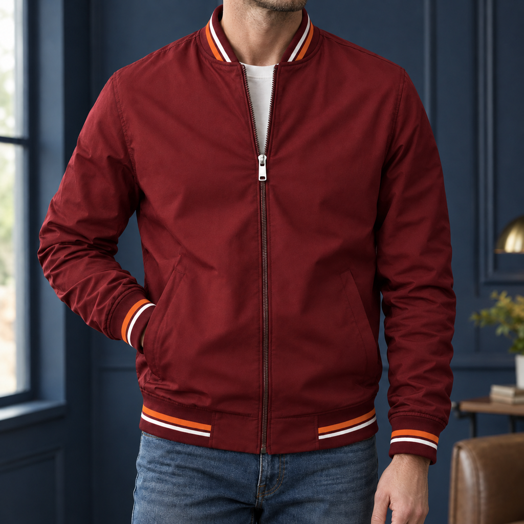 Men's Varsity Bomber Jacket – Winter Jacket