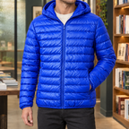 Men's Hooded Down Puffer Jacket – Winter Jacket