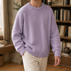 Men's Cable Knit Jumper – Cosy Winter Knitwear