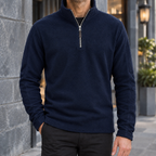 Men's Fleece Quarter Zip Pullover – Winter Layering Top