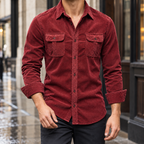 Men's Corduroy Overshirt – Winter Layering Shirt