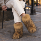 Men's Plush Lined Slip-On Boots – Warm Winter Boots