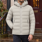 Men's Padded Hooded Jacket – Winter Layer