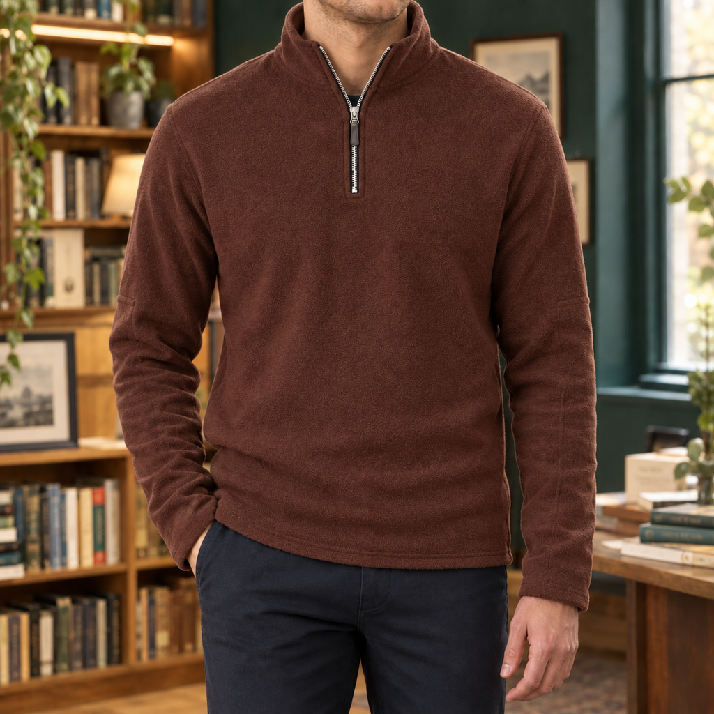 Men's Quarter Zip Jumper – Half Zip Knit