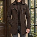 Men's Wool Blend Overcoat – Long Winter Coat