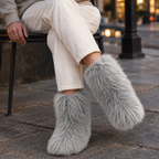 Men's Plush Lined Slip-On Boots – Warm Winter Boots