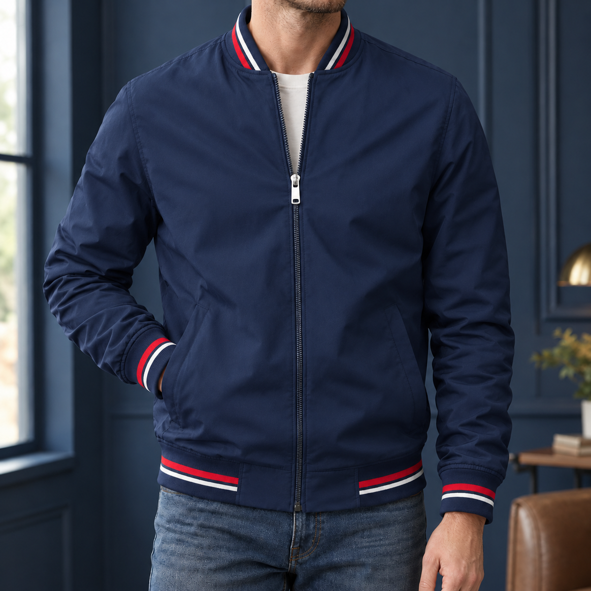 Men's Varsity Bomber Jacket – Winter Jacket