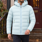 Men's Padded Hooded Jacket – Winter Layer